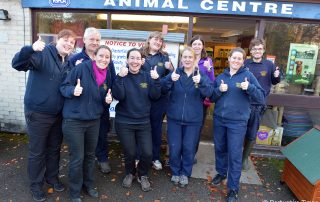 RSPCA staff celebrate the latest milestone