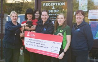 Adoption for Pets cheque presentation