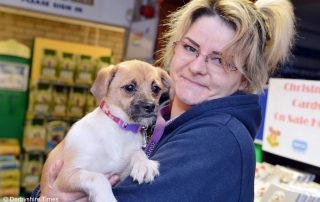 Chesterfield and North Derbyshire RSPCA. Kim Bestwick with Nini.