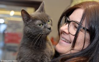 Chesterfield and North Derbyshire RSPCA. Carly Birds with Poppy.